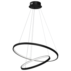 Lampa wisząca HOOP BLACK 51W LED