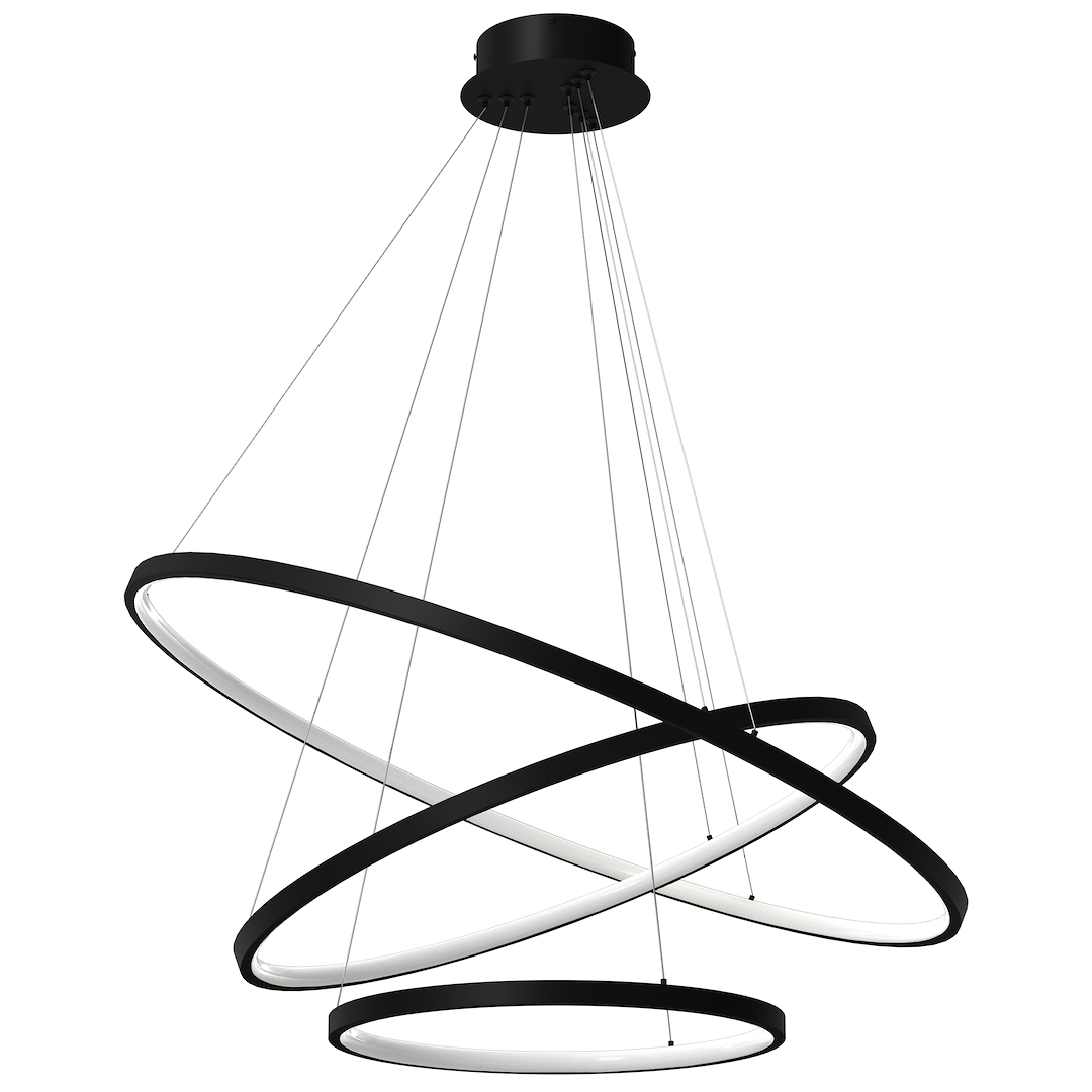 Lampa wisząca HOOP BLACK 93W LED