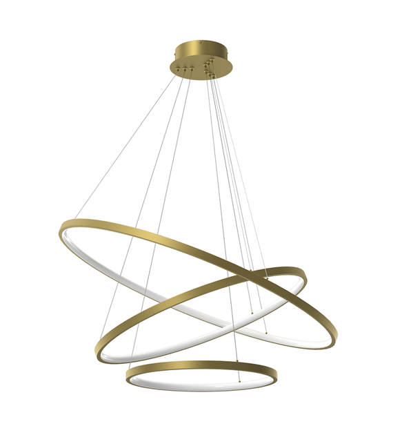 Lampa wisząca HOOP GOLD 93W LED