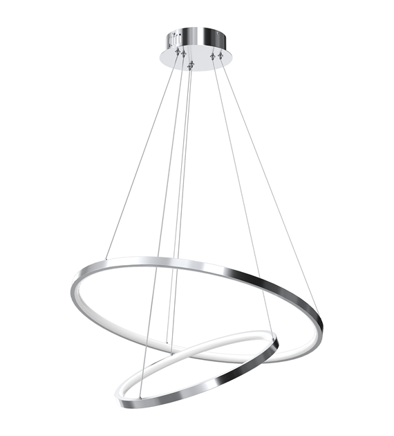 Lampa wisząca HOOP CHROME 51W LED