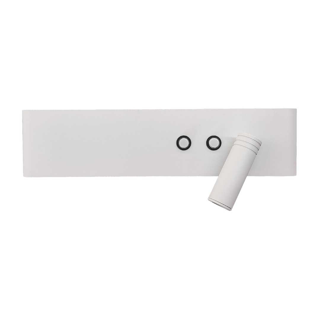 Kinkiet Resort right 10W + 3W LED 4000K Biały