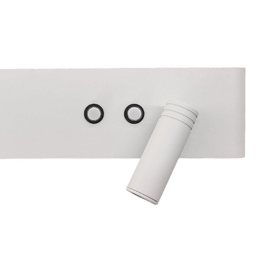 Kinkiet Resort prawy 10W + 3W LED 4000K Biały Milagro — widok produktu