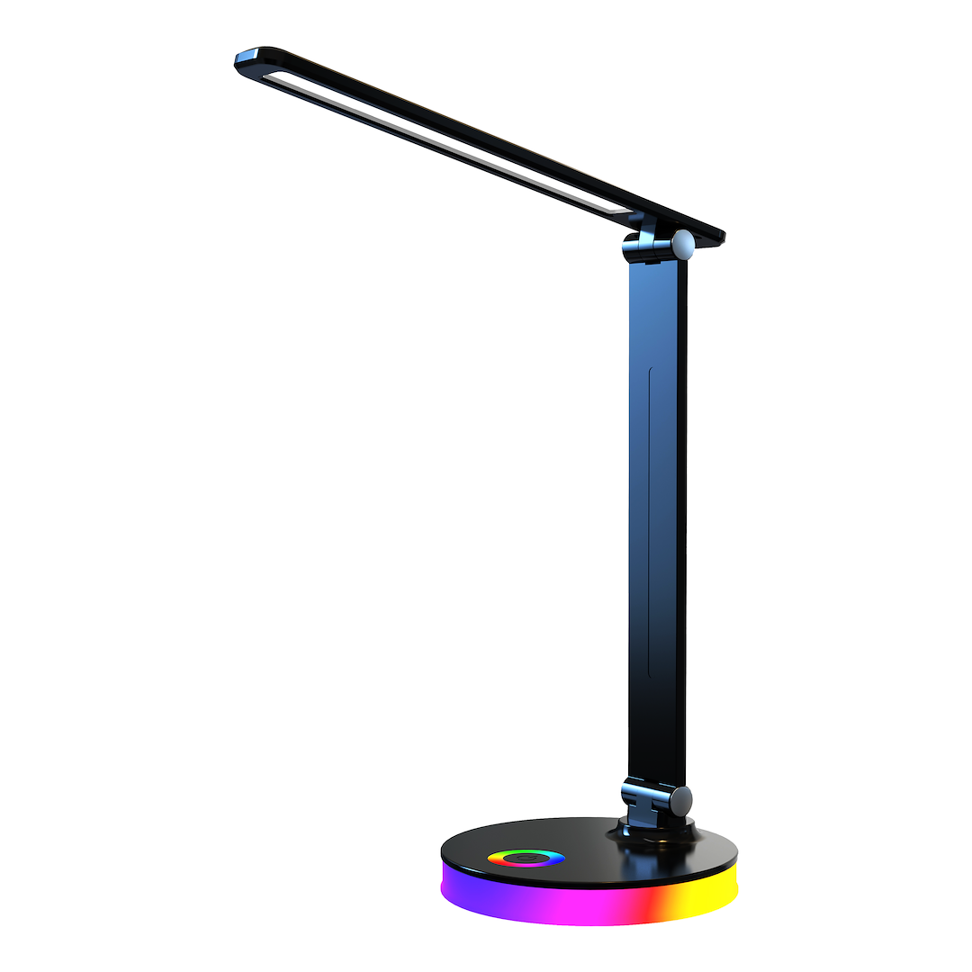 Lampka biurkowa Bruno Black 5W LED RGB