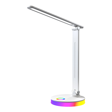 Lampka biurkowa Bruno Biały 5W LED RGB