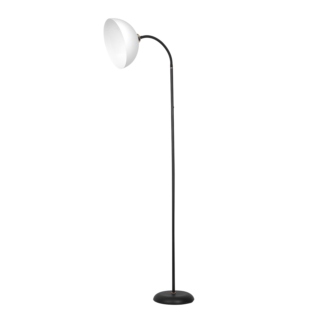 Lampa podłogowa ZACK Black 1xE27