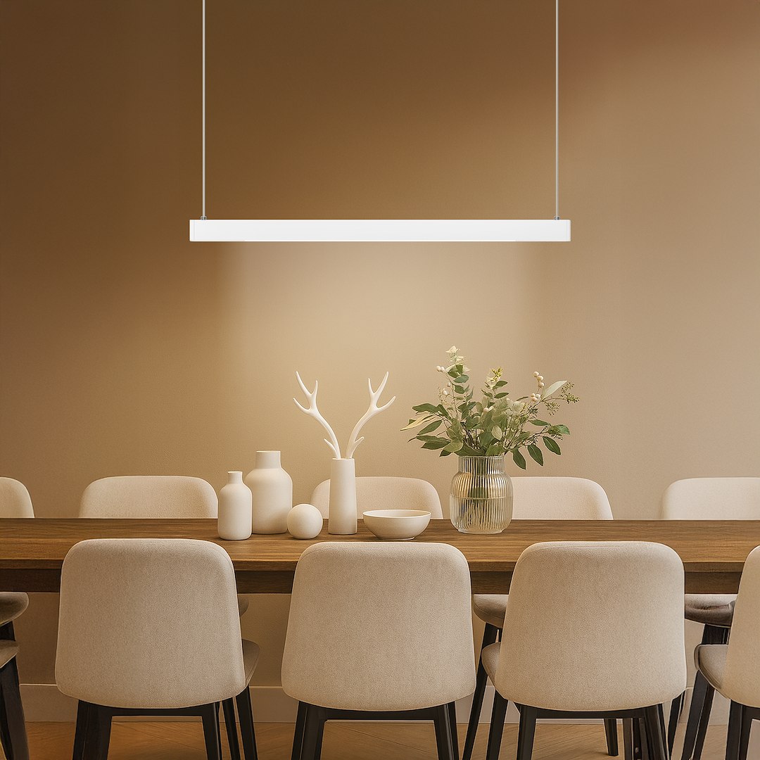 Lampa wisząca Linea Biały 36W LED 3000K-4000K-5700K Milagro — widok produktu