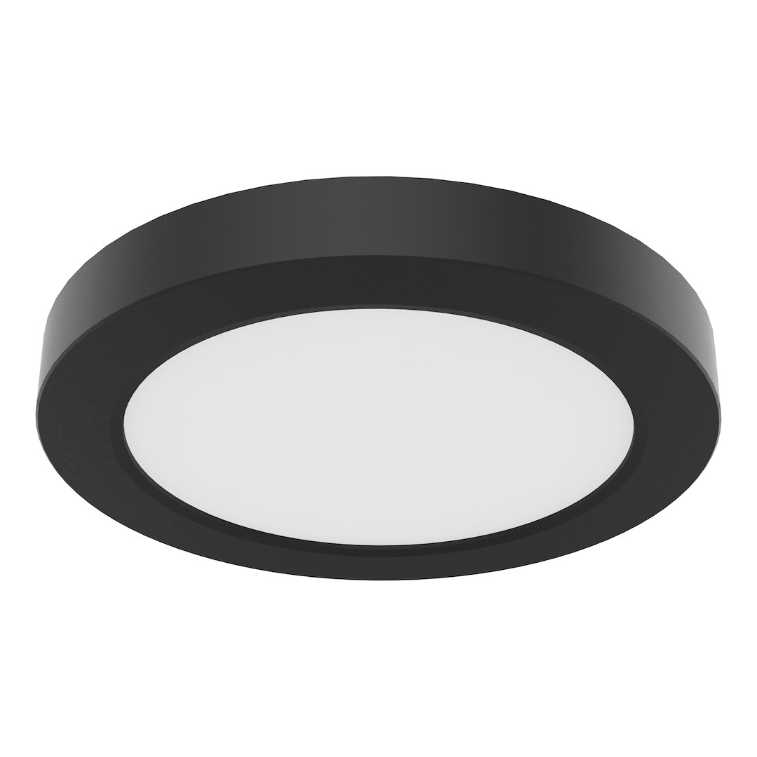 Plafon Evora Czarny Round 6W 3CCT Milagro