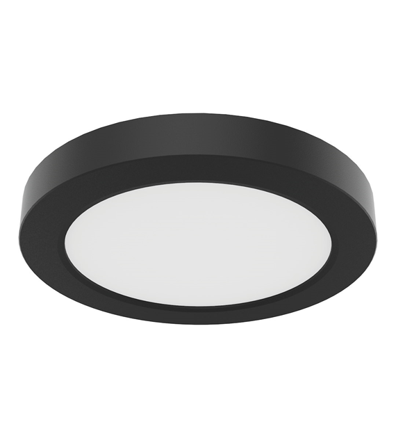 Plafon Evora Czarny Round 6W 3CCT