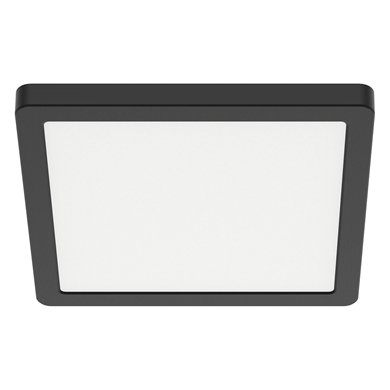 Plafon Evora Czarny Square 12W 3CCT