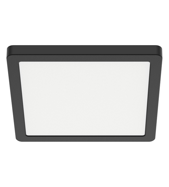 Plafon Evora Czarny Square 12W 3CCT