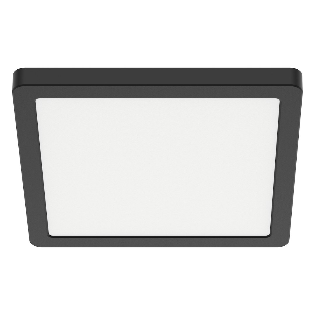 Plafon Evora Czarny Square 18W 3CCT Milagro