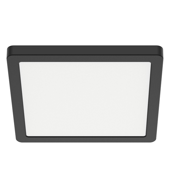 Plafon Evora Czarny Square 24W 3CCT