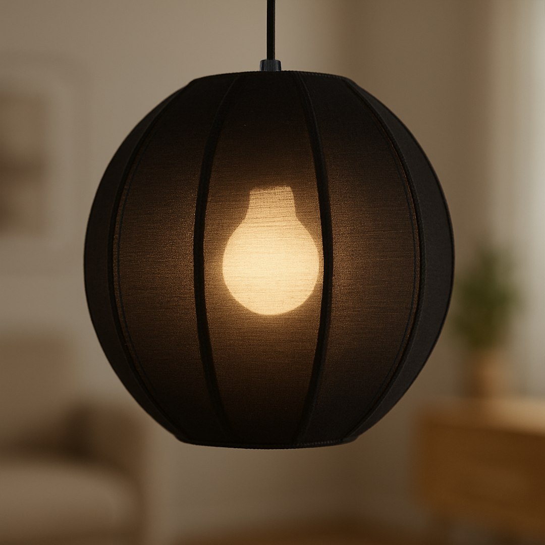 Lampa wisząca Dana Czarny 1xE27 Milagro