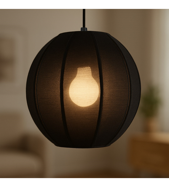 Lampa wisząca Dana Czarny 1xE27