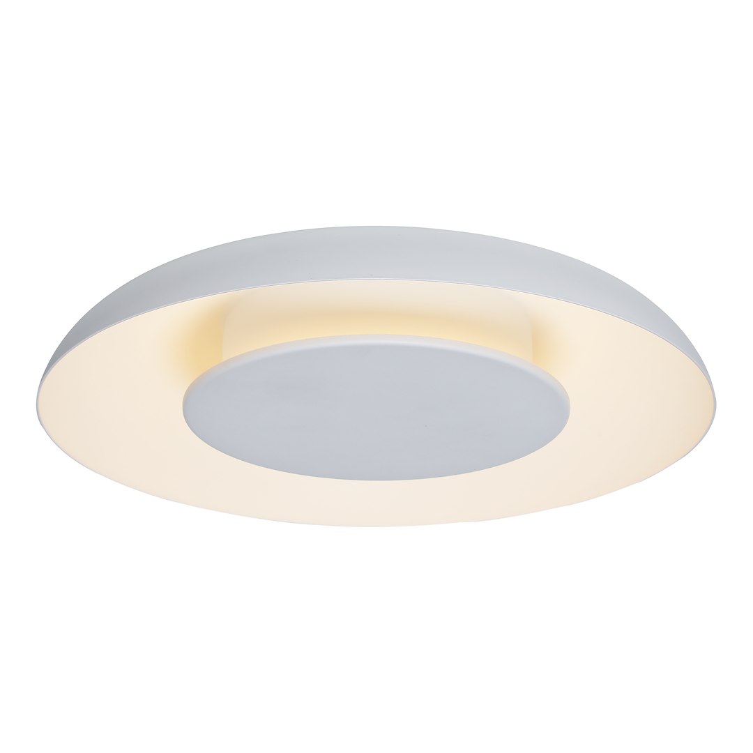 Lampa sufitowa Piattino Biały 30W LED 3000K-4000k-6000K Milagro