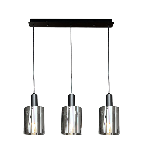 Lampa wisząca Arcadia Czarny 3xE27