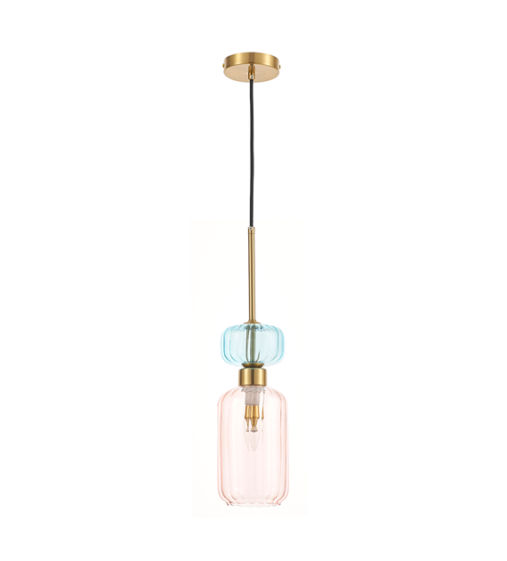 Lampa wisząca MOLLY PINK 1xE14