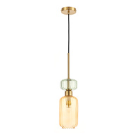 Lampa wisząca MOLLY AMBER 1xE14