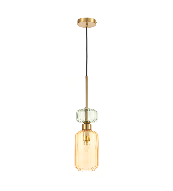 Lampa wisząca MOLLY AMBER 1xE14