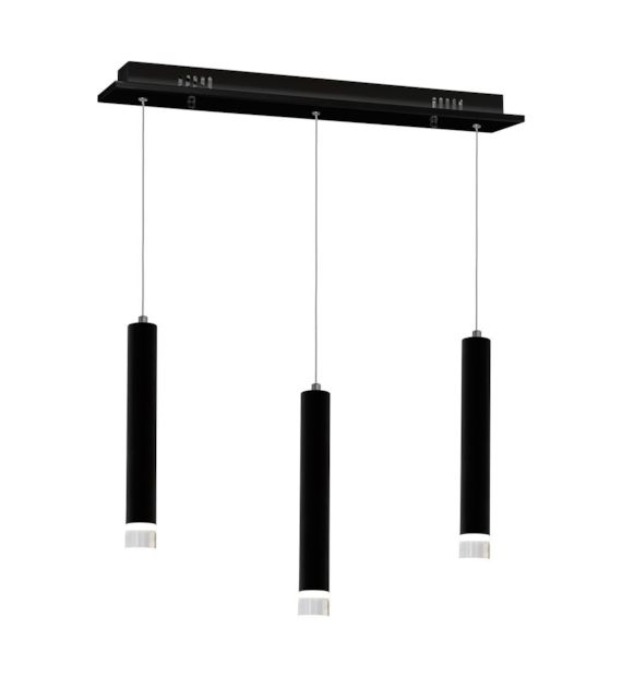 LAMPA WISZĄCA CARBON 3X5W LED