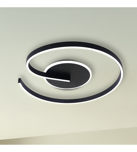 Lampa sufitowa LORENZO BLACK 22W LED