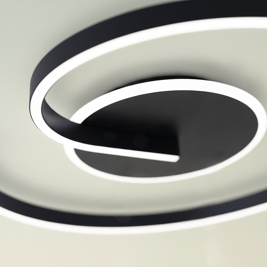 Lampa sufitowa LORENZO BLACK 22W LED Milagro — widok produktu