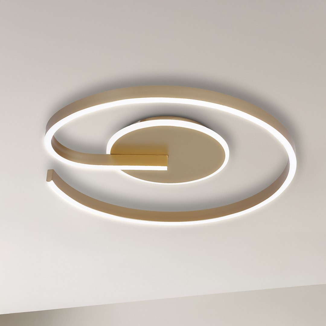 Lampa sufitowa LORENZO GOLD 22W LED Milagro