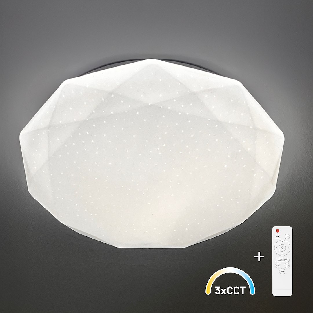 Plafon HEX 72W LED Ø500 + pilot Milagro