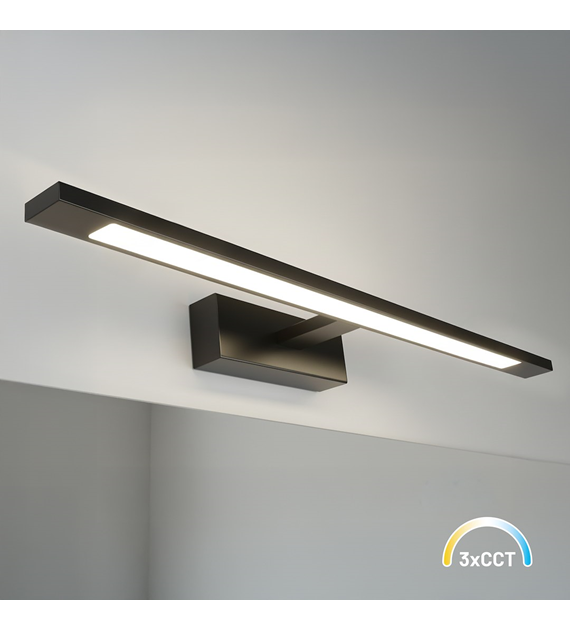 Kinkiet Klimt Czarny 12W 60cm