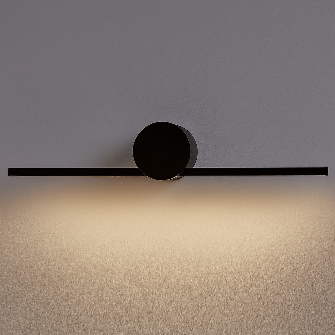 Kinkiet Artist Czarny 6W LED 40cm Milagro