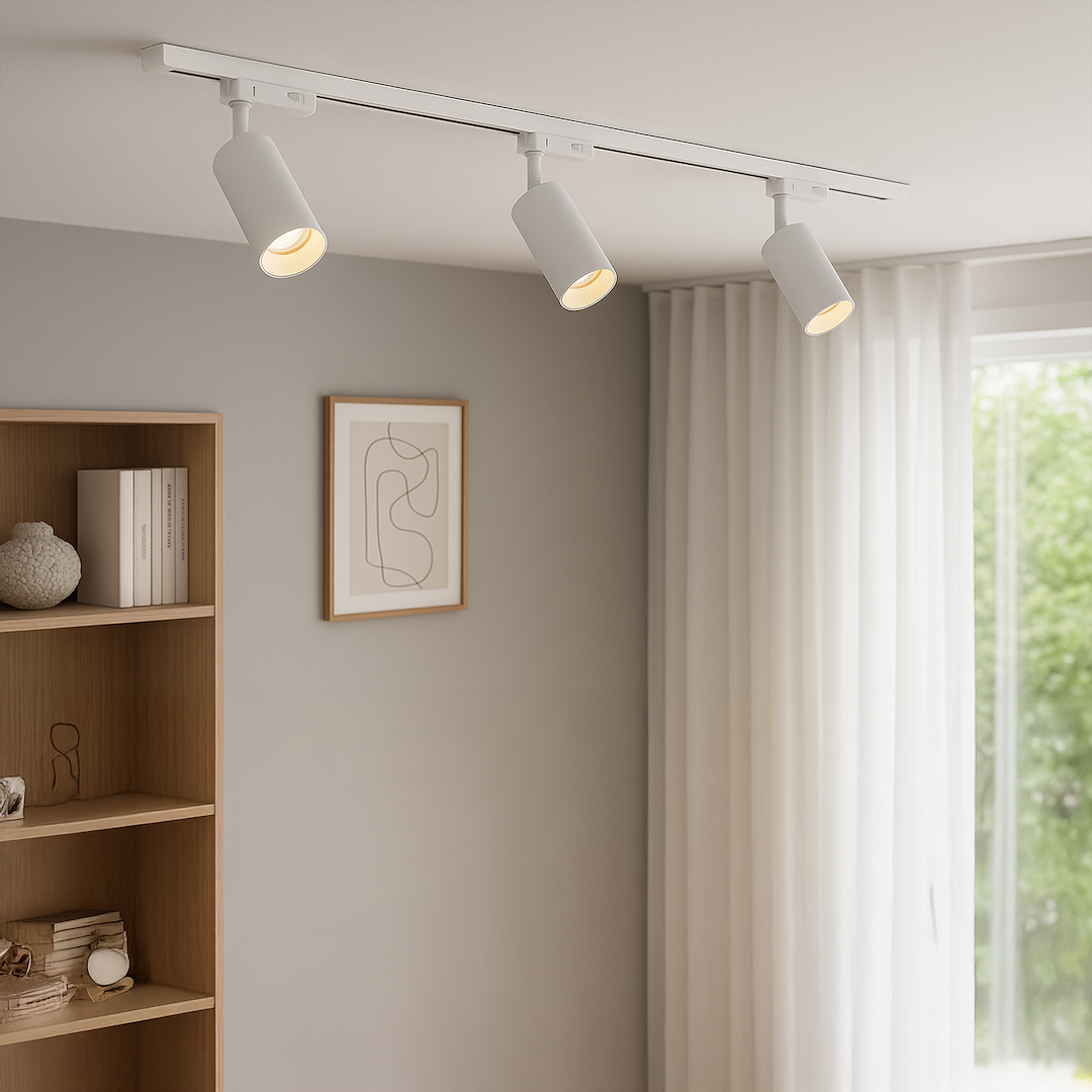 Track Light 3F Pipe 1xGU10 Biały Milagro — widok produktu
