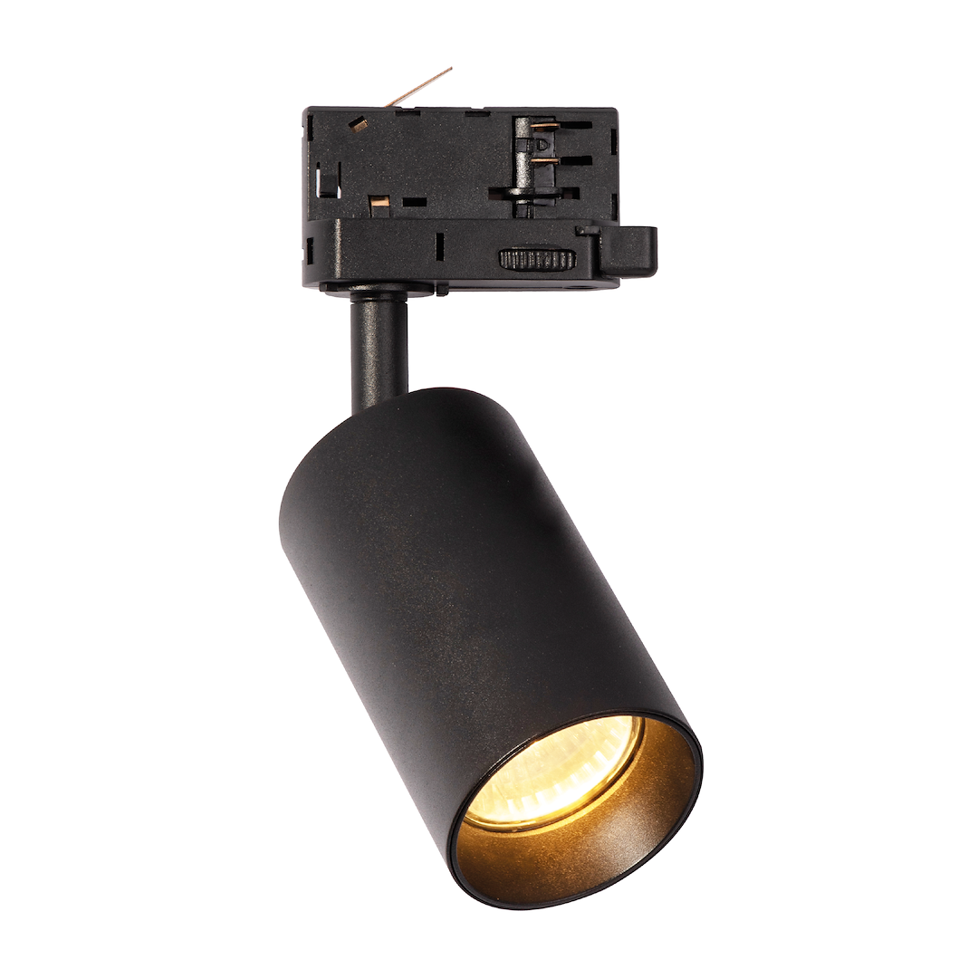 Track Light 3F Pipe 1xGU10 Czarny Milagro