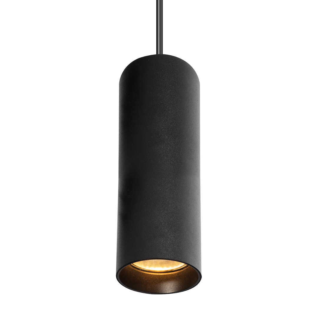 Track Light 1F Pipe Zwis 1xGU10 Czarny Milagro — widok produktu