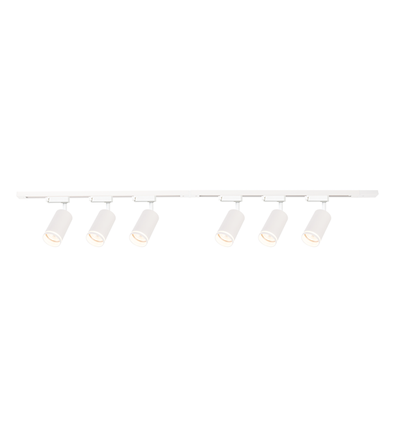 Zestaw Oprawa Pipe Ring Track Biały 6xGU10 2m