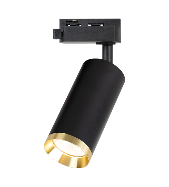 Oprawa Mica Track Czarny + Złoty 1xGU10
