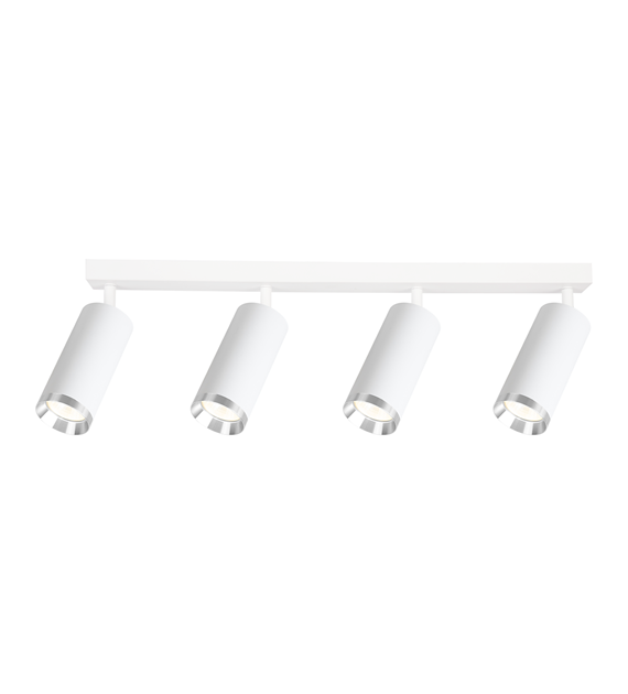 Oprawa Mica Spot Biały + Chrom 4xGU10