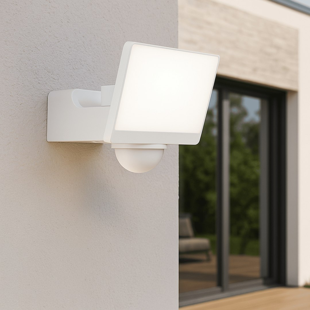 Naświetlacz LED Davos 30W 2000lm 4000K Biały Premium PIR Milagro — widok produktu