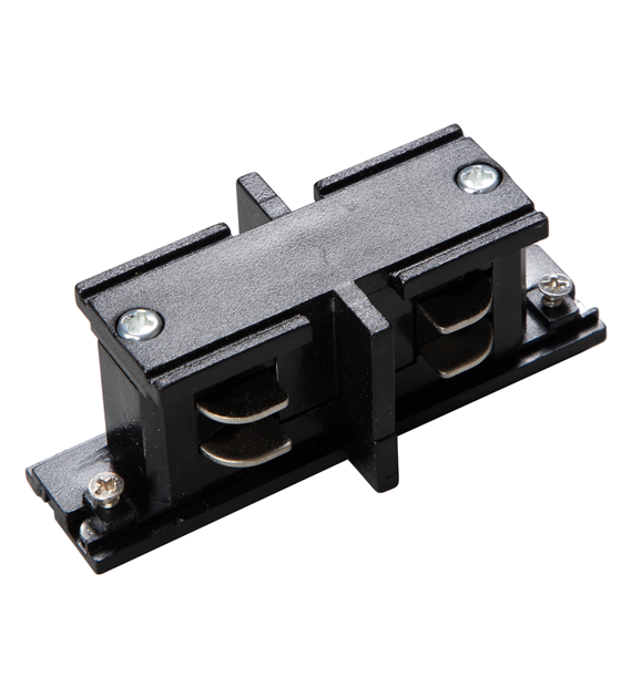 Łącznik Szynoprzewodu Track Czarny 3-Obwodowy Typ: Prosty Mini