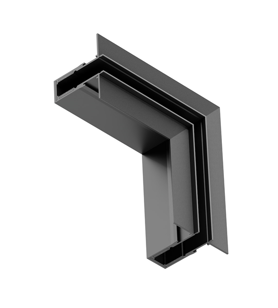 Narożnik podtynk L bok magnetic track 10mm