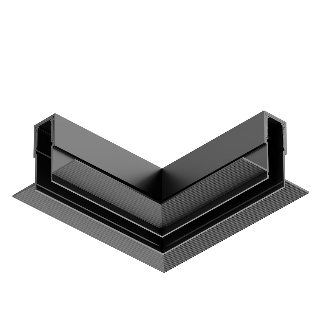 Narożnik podtynk L bok magnetic track 10mm Milagro — widok produktu