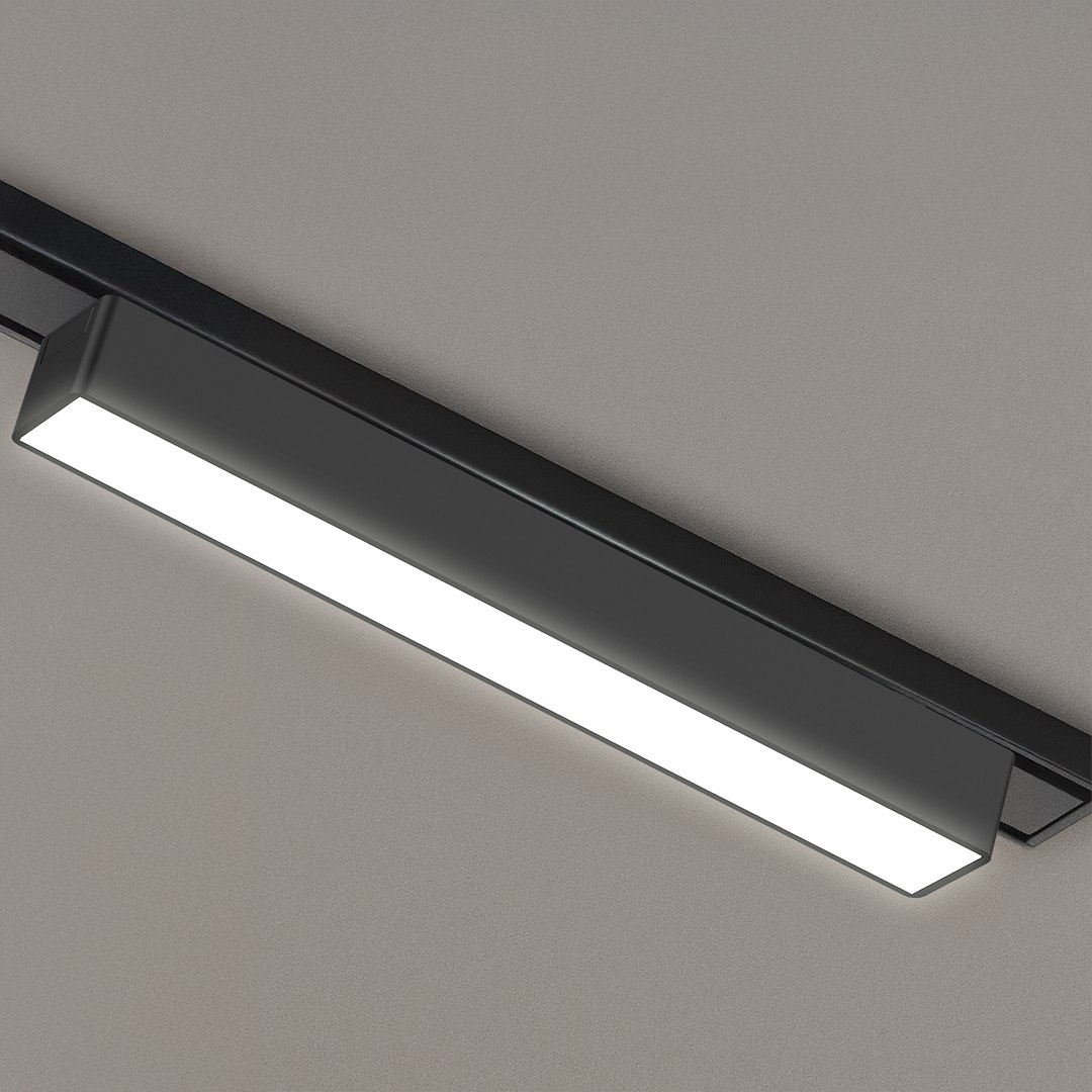 Slim Magnetic Track Czarny 23cm 10W LED Tuya CCT 24V Milagro