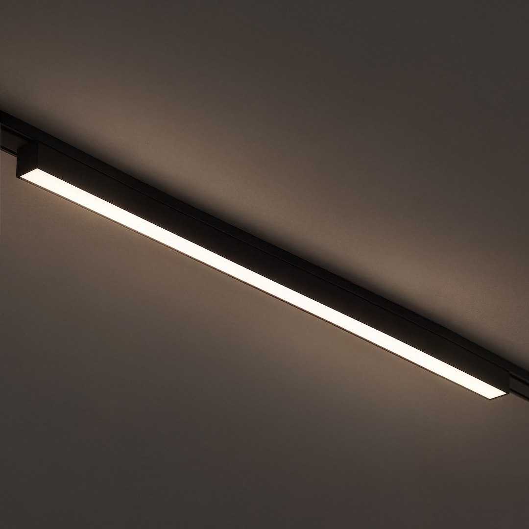 Slim Magnetic Track Czarny 61cm 20W LED Tuya CCT 24V Milagro