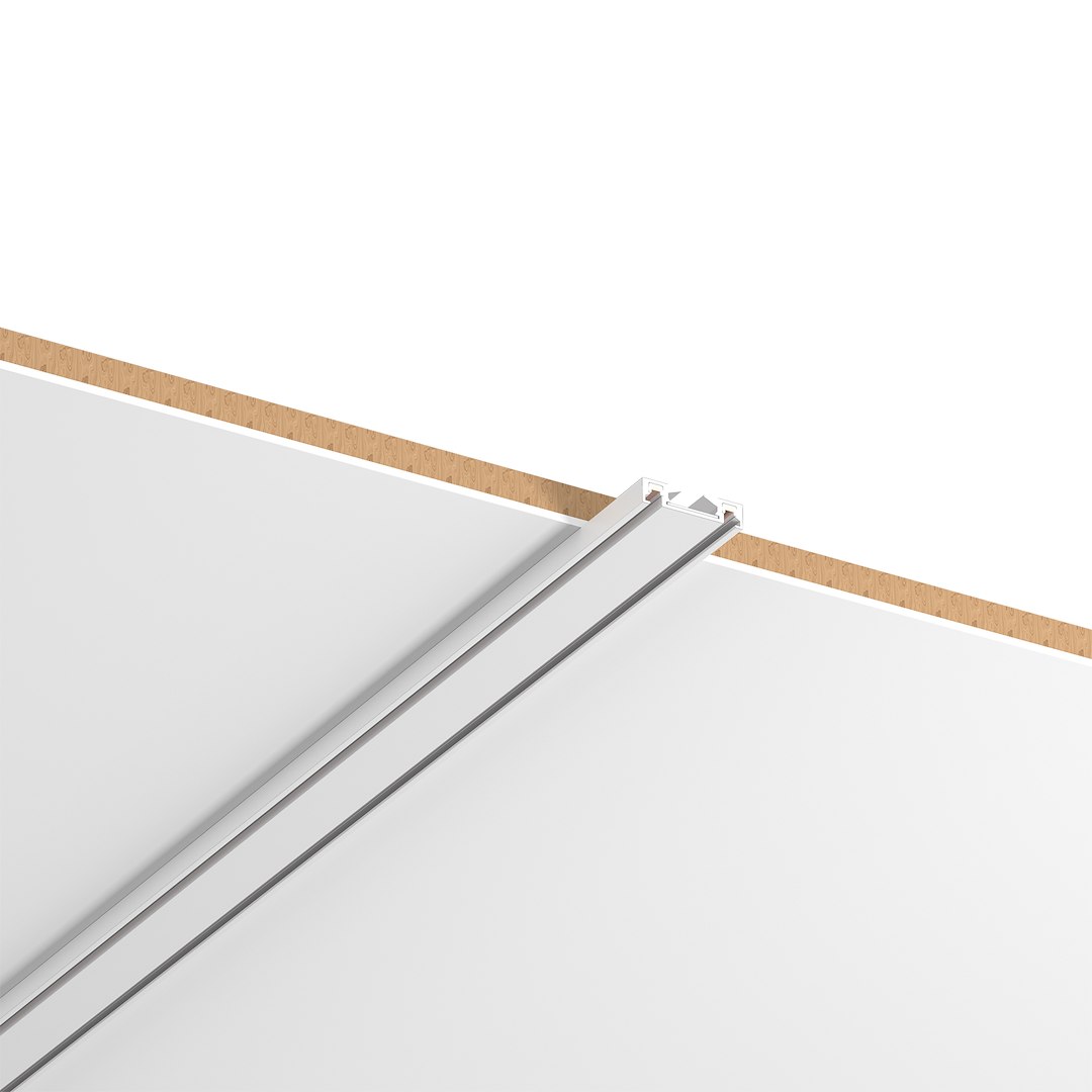 Slim Magnetic Track Szyna Natynk Biały 100cm + zaślepki Milagro — widok produktu