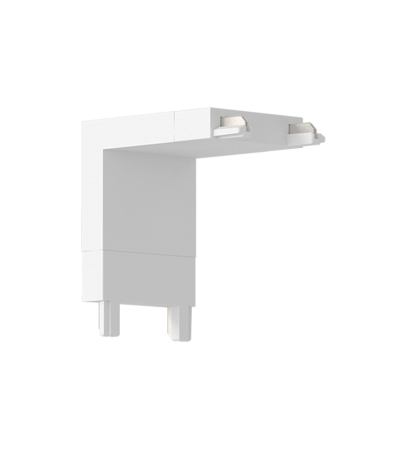 Slim Magnetic Track Narożnik Biały dół L