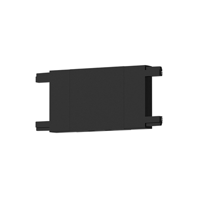 Slim Magnetic Track Czarny Łącznik Szyn Prosty