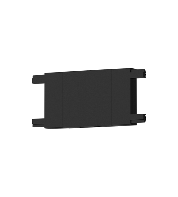 Slim Magnetic Track Czarny Łącznik Szyn Prosty