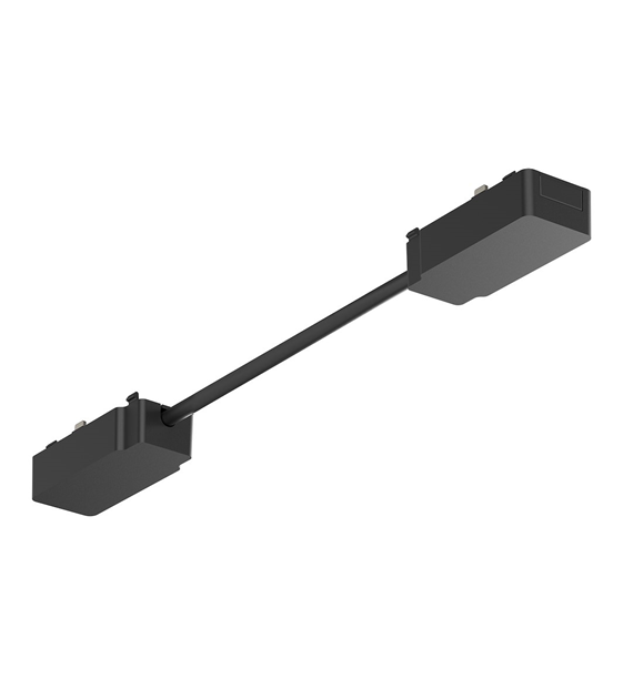 Slim Magnetic Track Czarny łącznik podwójny z kablem długim