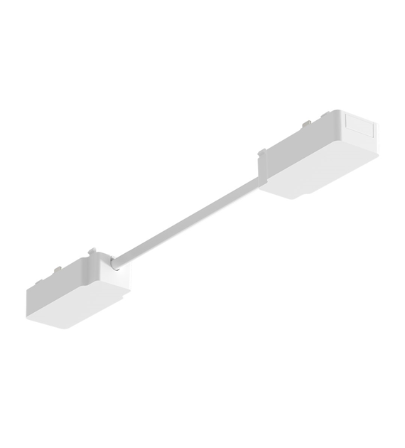 Slim Magnetic Track Biały Łącznik Podwójny z Kablem długim