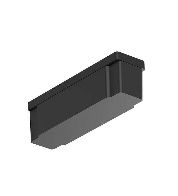 Slim Magnetic Track Czarny Wire storage