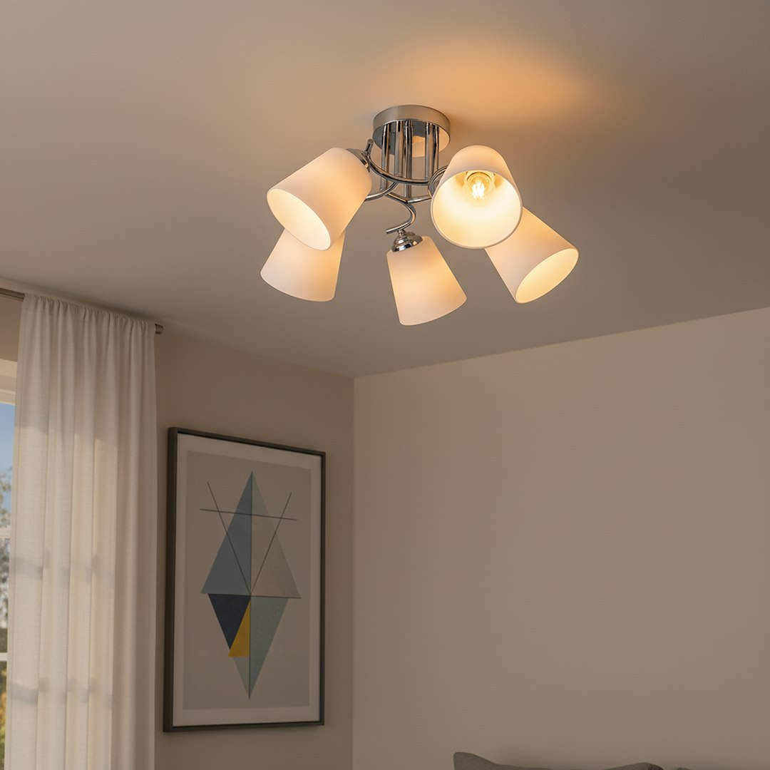 Lampa sufitowa Pafos 5xE27 Milagro — widok produktu